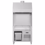 Elemento neutro para parrilla de carbón y de gas BERLIN - 960x790x2100mm - acero inoxidable AISI 304 - Norma CE - con 2 filtros de descalcificación - compatible con KGE800 y GGE800