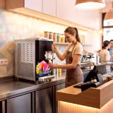 Máquina de gelado soft Profissional - 11,25L/h - 1,5kW - 1 sabor - Aparelho de bancada