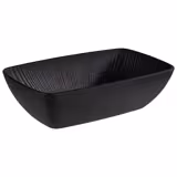 (6 Stück) GN-Schale 1/4 - NERO - Melamin - 1,5 Liter - Tiefe: 75mm