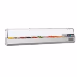 Kühlaufsatzvitrine PREMIUM - 2100x390mm - 10x GN 1/3