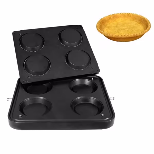 Plates for Tartelette Machine TMPIC - Shape: 4x Round - Ø125mm