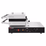 Commercial Waffle Maker - Single - Manual - 1.6kW - Shape: Brussels - with 180° rotating plates