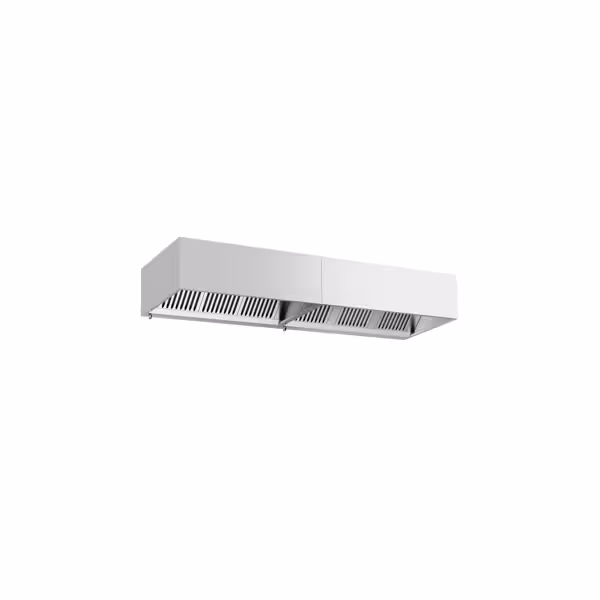 Commercial Wall-Mounted Extraction Canopy – 3000mm – with Baffle Filters & Lighting