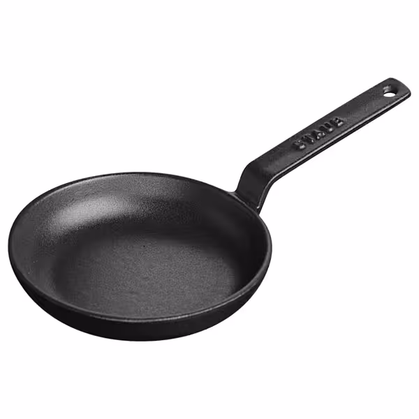 STAUB | PANS - Mini koekenpan - Ø 120mm - Gietijzer - Zwart