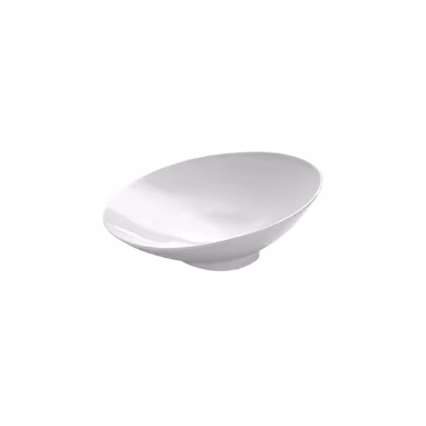 (24 stuks) Saladeschaal - PERA - Porselein - ovaal - Ø60mm - Wit