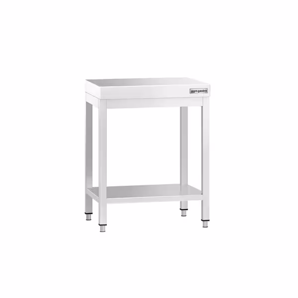 Nerezový pracovní stůl PREMIUM - 600x600 mm - se spodní policí