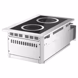 Commercial Drop-in Induction Hob – 3 kW – 2 Cooking Zones