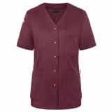 (6 pieces) KARLOWSKY | Ladies' Nurse Tunic Essential – Aubergine - Size 50 - 95°C Washable