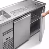 Barkylbänk PREMIUM PLUS - 1550x700 mm - 2 dörrar