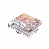 (100 pieces) Pizza box - TOPLINE - family - 24 x 24 x 3 cm