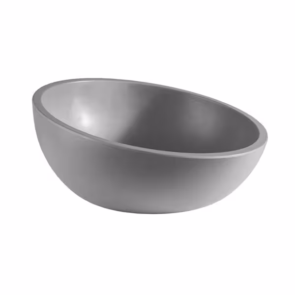 (6 pcs) Coupe - ELEMENT LOOK - Mélamine - 2,3L - carré - 300x300mm - Profondeur : 145mm - lot de 6 - Gris