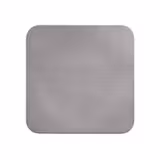 (4 pieces) SELTMANN WEIDEN | Square Coupe Dinner Plates – Porcelain - 29 x 29 cm - Grey