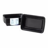 (300 uds) Bandeja reutilizable - 450ml - Rectangular - PP - Negro - 185x125mm