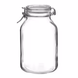 Bormioli Rocco | (6 قطع) برطمان زجاجي بغطاء مشبك - DUBLIN - 3 Liter - محكم الإغلاق