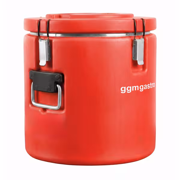 Thermal container - 30 liters - with clamping closure - stackable - incl. handles