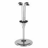 FUCHS | Countertop swivel stand for 4 bottles - 0.7 to 1 liter - Chrome-plated