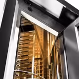 Electric Rotativ Cuptor patiserie cu convecție cu abur (generator) - Digital - fără Postament cuptoare brutării