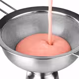 iSi | Funnel with Sieve – 2-Piece Set – Stainless Steel