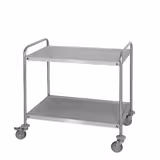 Chariot de service – 800x500 mm – avec 2 surfaces de rangement