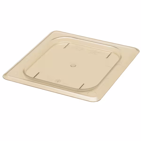 (6 st) CAMBRO | H-PAN™ Värmebeständiga GN platta lock 1/6 - bärnsten