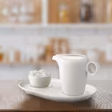 (12 pcs) LUX - Milk & sugar tray - 215x140mm - Ivory