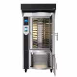 Rotierender Bäckerei-Heißluftofen mit Dampffunktion - Touch - 10x EN 600x400 - inkl. Haube & Gärschrank
