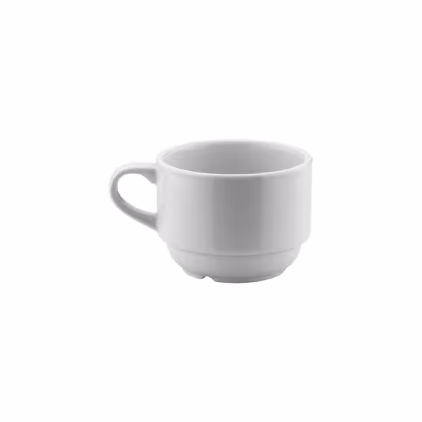 (6 stuks) ENTITY - espressokopje - 70ml - Wit