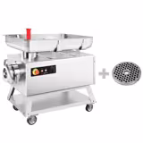 Električni stroj za mljevenje mesa – glava 42 - 700 kg/h - 4 kW - 400 V (trofazni) - s kotačima - ploča 4 mm