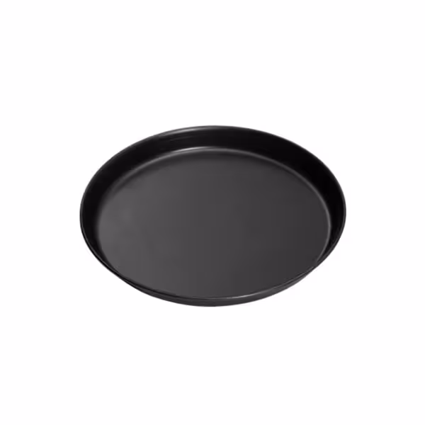 Pizzaplaat - zwart plaatstaal - Ø210mm
