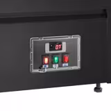 Koelvitrine Helsinki - 1200x800mm - 199 liter - kleur zwart - met 2 glazen deur(en) - met 4 legroosters