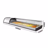 Tapasvitrine PREMIUM PLUS - 1620x410mm - 6x GN 1/3