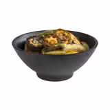 (6 pcs) Coupe - NERO - Mélamine - 0,9L - carré - 190x190mm - Profondeur : 80mm - Noir