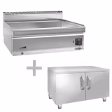 Commercial Electric Bain Marie 2x GN 1/1 Stand Unit ECO - 2.40 kW - 85 °C Max - Safety Thermostat - Splash Guard