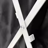 Chariot à linge - pliant - 2x 150L - cadre en aluminium - Noir