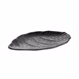 (6 stuks) Dienblad GLAMOUR - Melamine - 30x19cm - hoogte: 15mm - Zwart