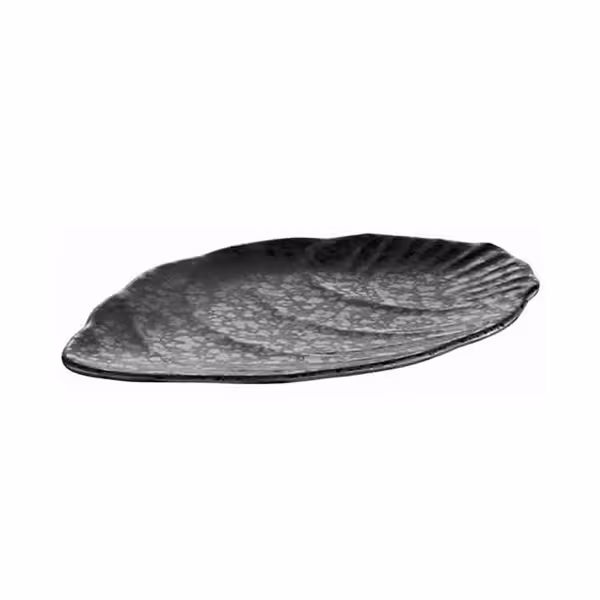 (6 stuks) Dienblad GLAMOUR - Melamine - 30x19cm - hoogte: 15mm - Zwart