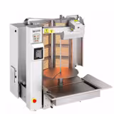 Gas Kebabrobot - V-form - 8 brännare - max. 130 kg - Golvmodell