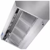 Cappa a parete Professionale Snack autoaspirante - 2200mm - Prof.700mm - con regolatore di velocità, filtri a labirinto antigrasso e illuminazione