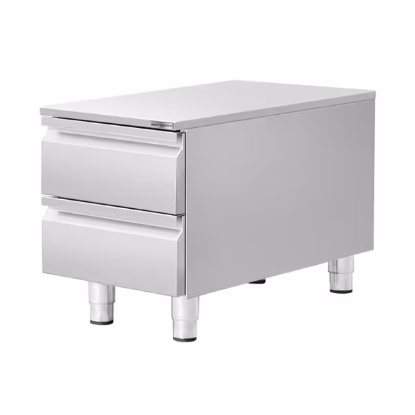 Ladenkast - RVS - met 2 laden - GN 1/1 - 400x620mm