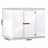 Vriescel - 3000x4400mm - 22,93m³