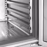 Pizzakühltisch Premium PLUS - 1490x700mm - mit 1 Tür & 2 Schubladen - inkl. Kühlaufsatzvitrine - 6x GN 1/4