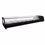 Επιτραπέζια ψυχόμενη βιτρίνα PREMIUM - 1750x400 mm - 6x GN 1/3