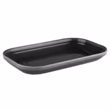 (6 pcs) GN 1/4 Gastronorm Tray - EMMA - Melamine - 265x162mm - Height: 30mm - Grey