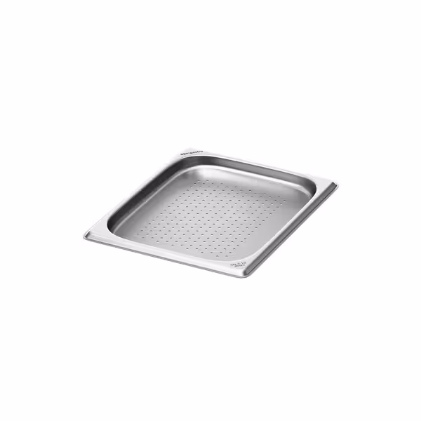 Edelstahl-Behälter GN 1/2 - gelocht - Höhe: 20mm