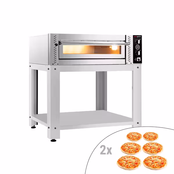 Pizzasütő 6x 30 cm (mély) - alapkerettel együtt