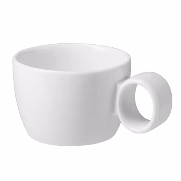 (6 stuks) LUX - Koffiekop Maastricht - 190ml - Elfenbeinwit