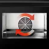 Hızlı fırın - 3,4 kW - sıcaklık sensörü, pizza tepsisi, yapışmaz sepet dahil | %80 daha hızlı pişirme