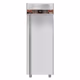 Chocoladekoelkast RVS PREMIUM - GN 1/1 - GN 2/1 - 700mm - 700liter - tot +12°C tot +18°C - met 1 deur - geforceerde koeling, automatische ontdooiing, LED‑verlichting & legroosters