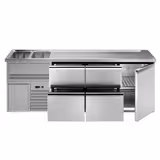 Biertheke Premium PLUS - 2500x700mm - 1 Tür & 4 Schubladen