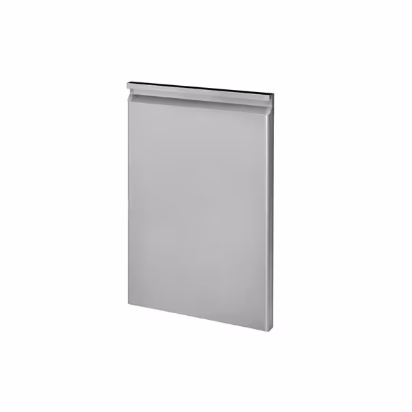 1x Edelstahltür - Anschlag rechts & links